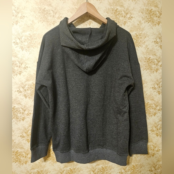 NWOT AMAZON dark Grey zipper hoodie SMALL UNISEX - Picture 6 of 12